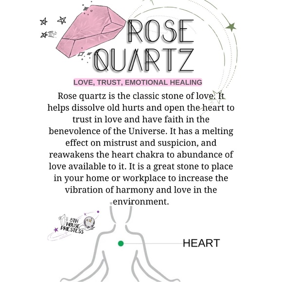 Wire Wrapped Rose Quartz Crescent Moon Crystal Necklace - Picture 11 of 14